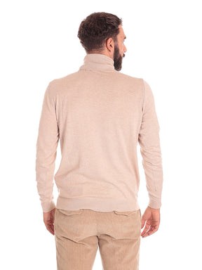 Markup Uomo Maglione Collo Alto MK390008BEIGE Beige