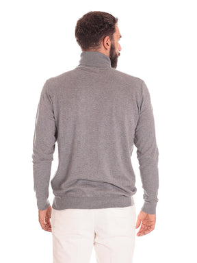 Markup Uomo Maglione Collo Alto MK390008MELANGE Grigio