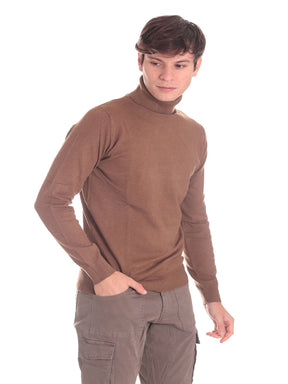 Union Uomo Maglione Collo Alto 3012900604 Beige