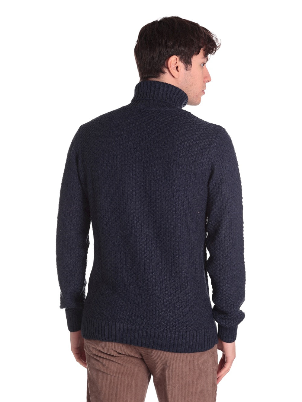 Union Uomo Maglione Collo Alto 6352222151G Blu