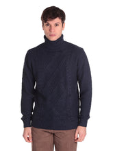 Union Uomo Maglione Collo Alto 6352222151G Blu