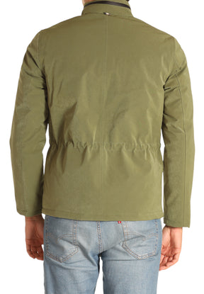 Aquascutum Uomo Giubbotto JK002-06 Verde