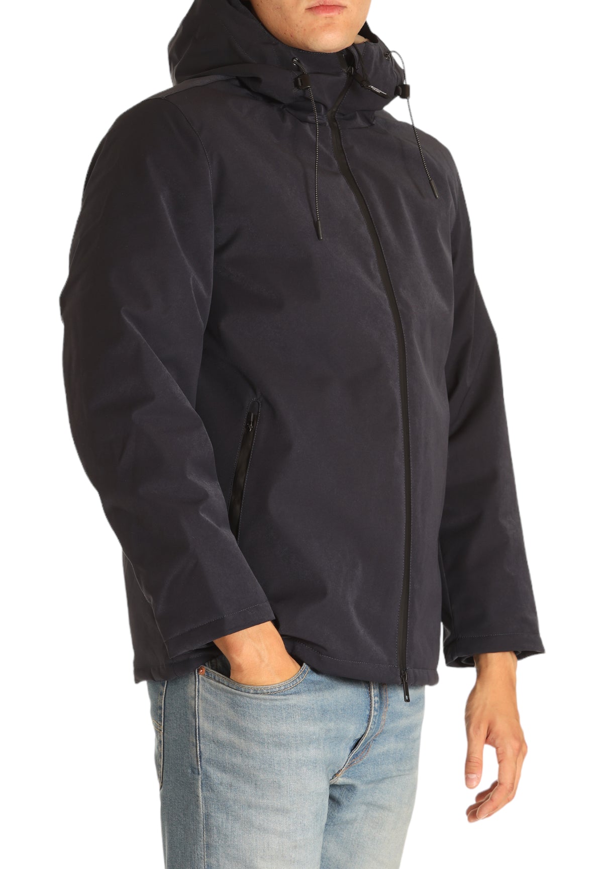 Aquascutum Uomo Parka JK004-11 Blu