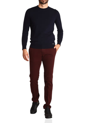 Bugatti Uomo Pantaloni 162346344790 Rosso