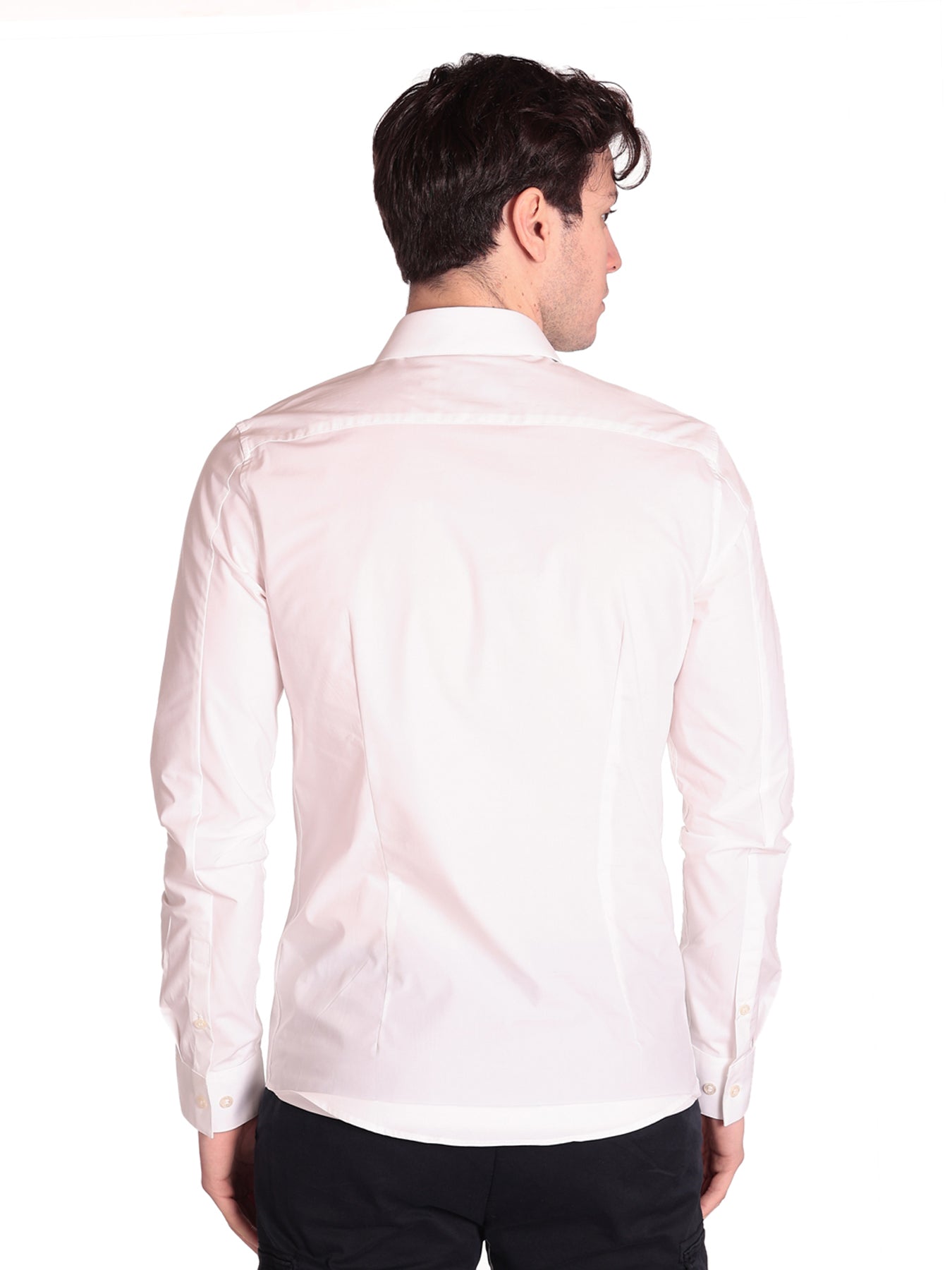 Calvin Klein Jeans Uomo Camicia J30J319065-YAF Bianco