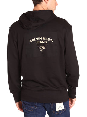 Calvin Klein Jeans Uomo Felpa J30J324228-BEH Nero