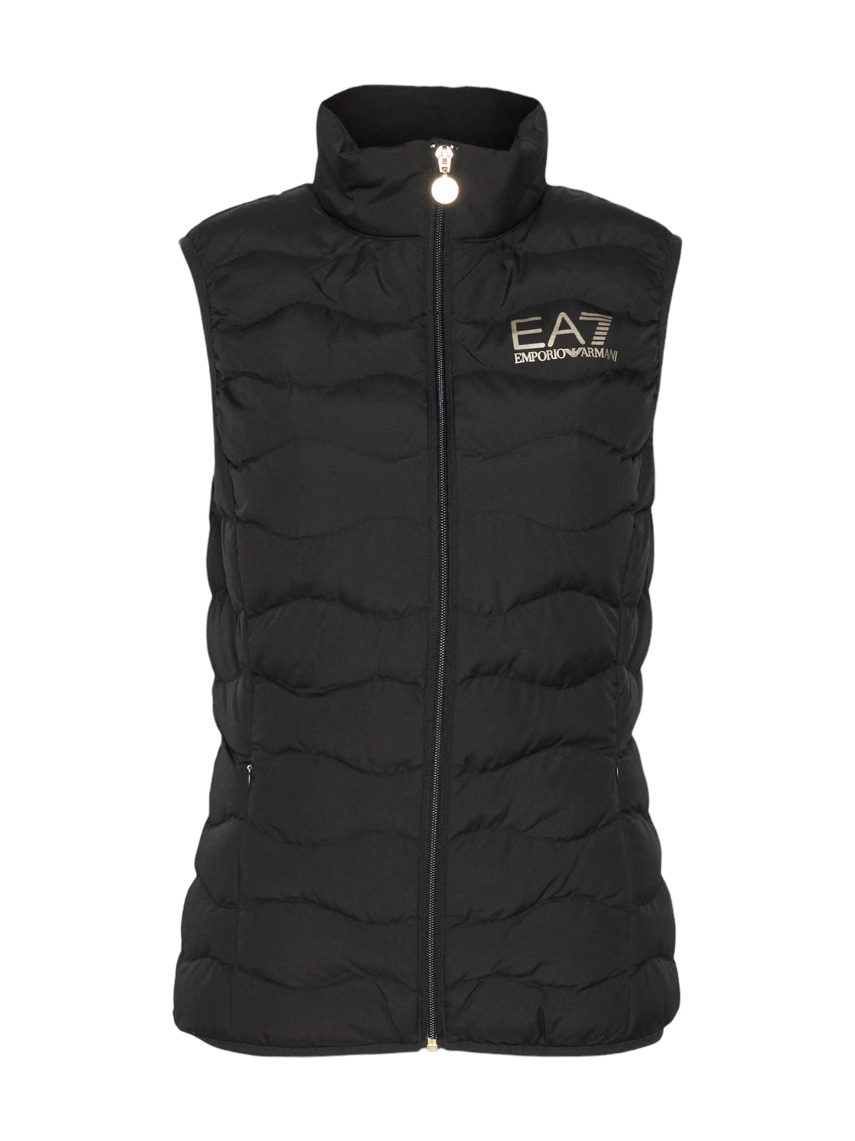 EA7 Emporio Armani Donna Smanicato Gilet 8NTQ08TNF8Z0200 Nero