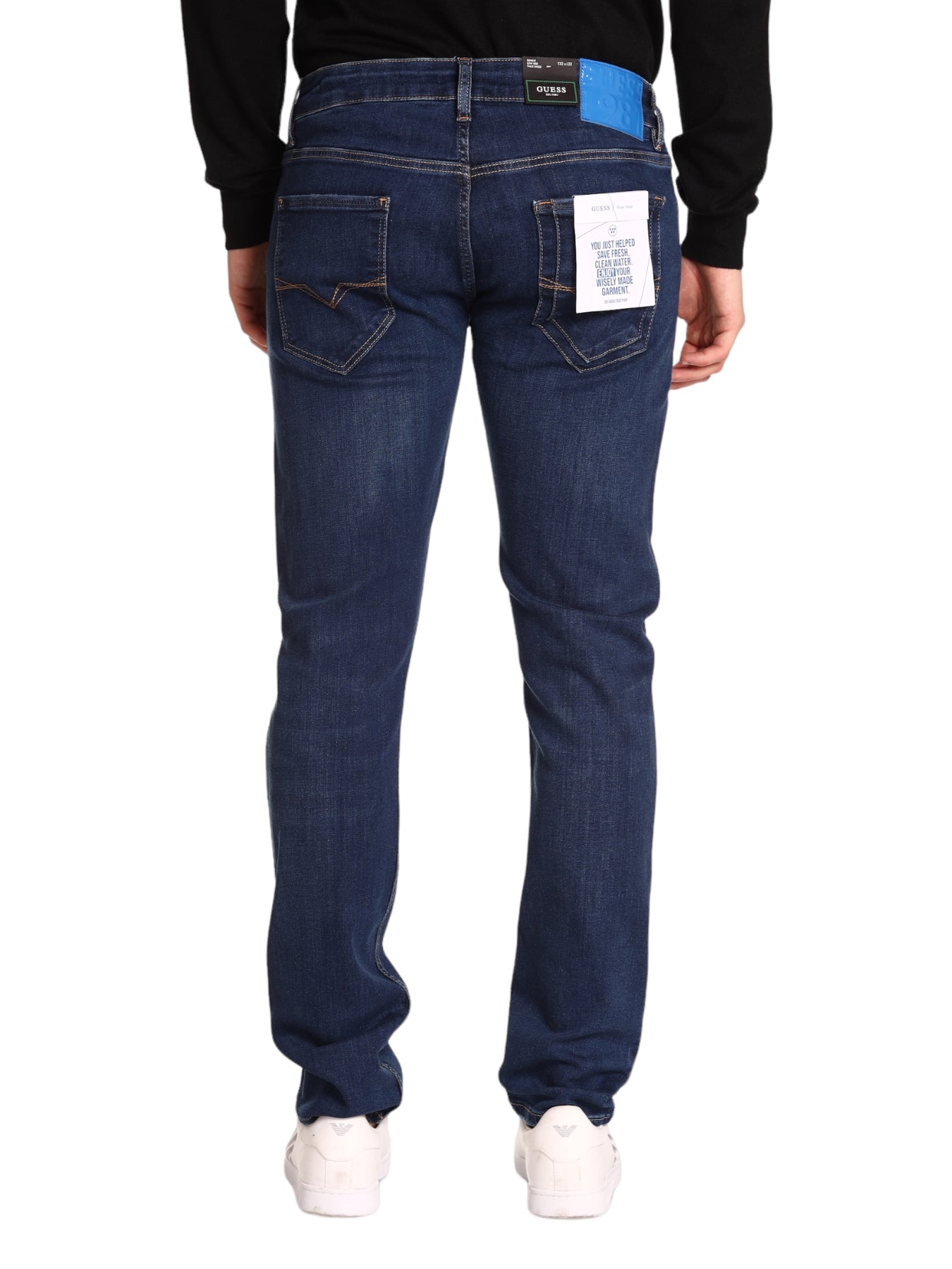 Guess Jeans Man Uomo Jeans M3YAN1D52F1GROU Blu