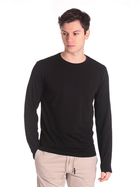 Liu Jo Uomo T-shirt M000P204LONGLOGO-21 Nero