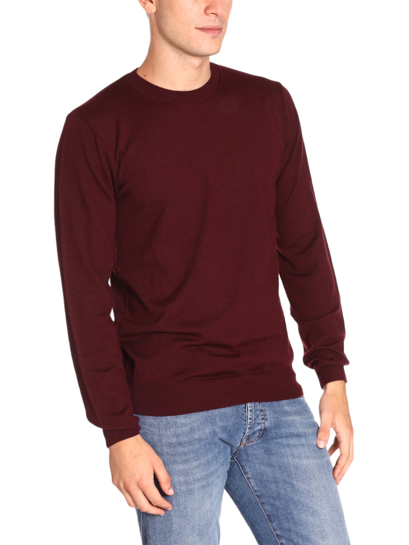 Liu Jo Uomo Maglione Girocollo M223P202GIROBASE-541 Rosso