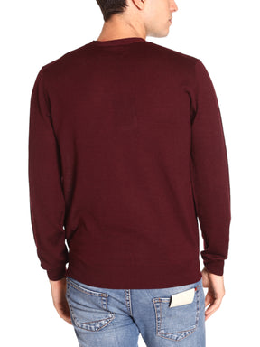 Liu Jo Uomo Maglione Girocollo M223P202GIROBASE-541 Rosso