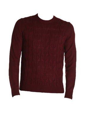 Markup Uomo Maglione Girocollo MK590026-BORDEAUX Rosso