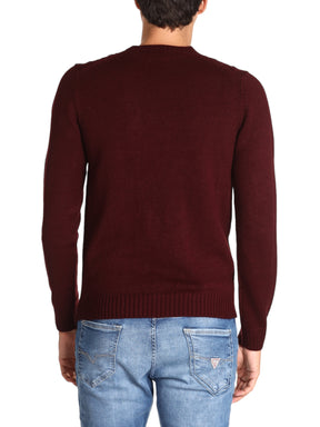 Markup Uomo Maglione Girocollo MK590026-BORDEAUX Rosso