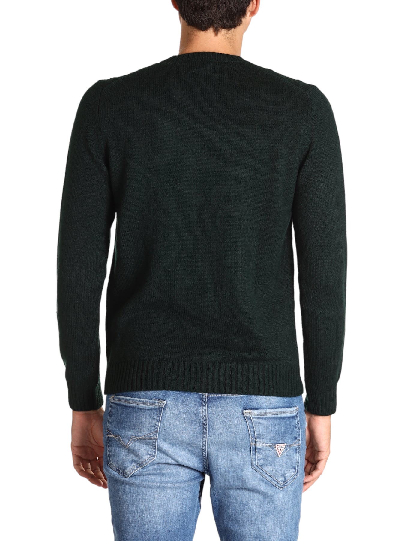 Markup Uomo Maglione Girocollo MK590026-VERDE BOSCO Verde