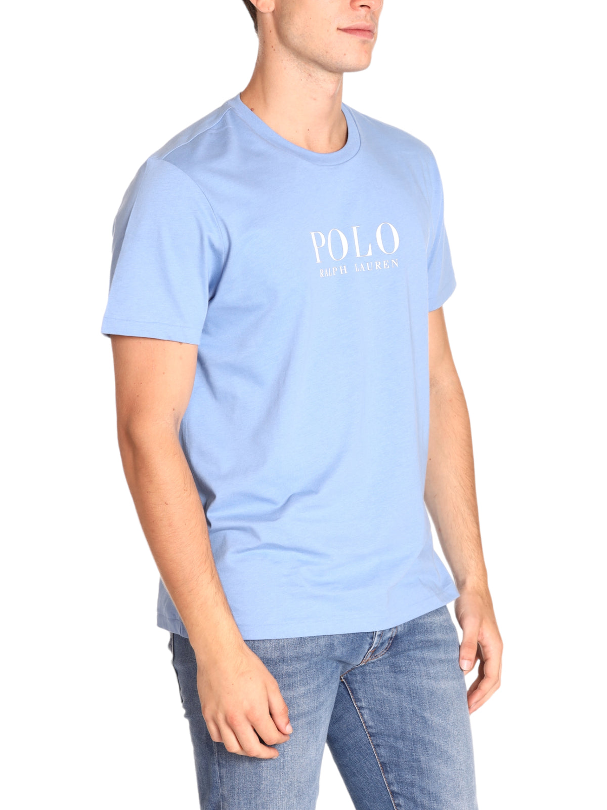 Polo Ralph Lauren Uomo T-shirt 714899613011-SKY BLUE Blu