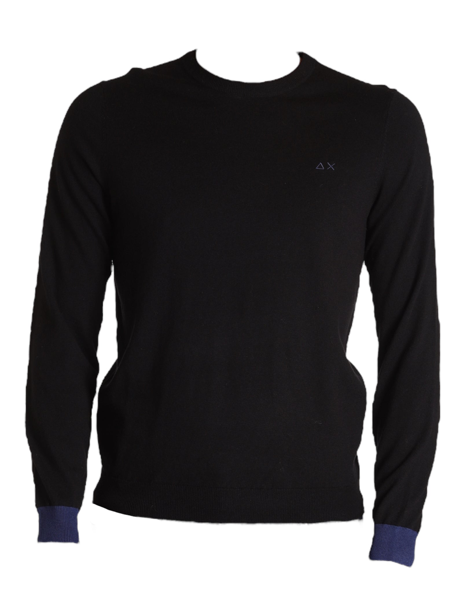 Sun68 Uomo Maglione Girocollo K43110-11 Nero