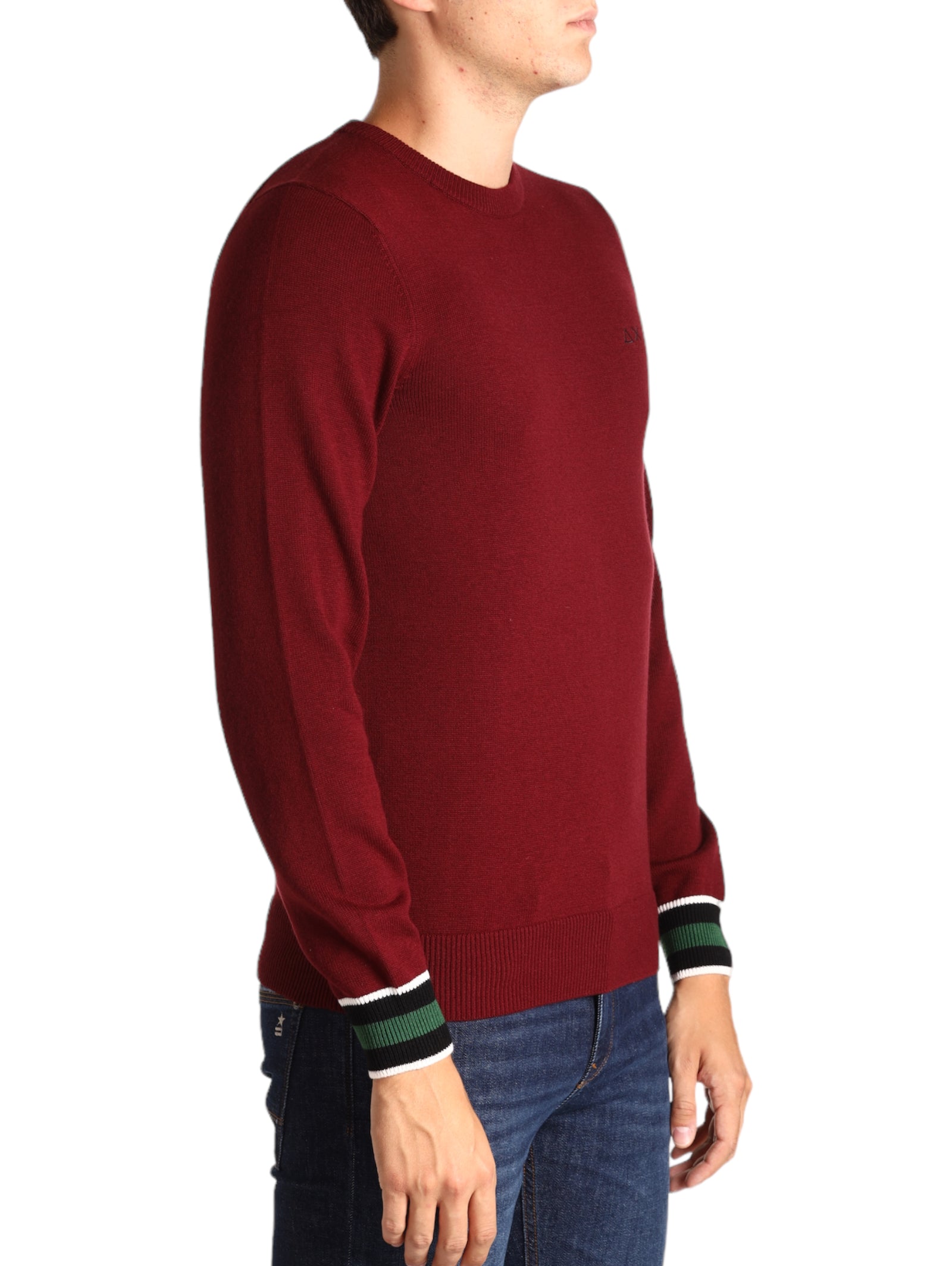 Sun68 Uomo Maglione Girocollo K43118-35 Rosso