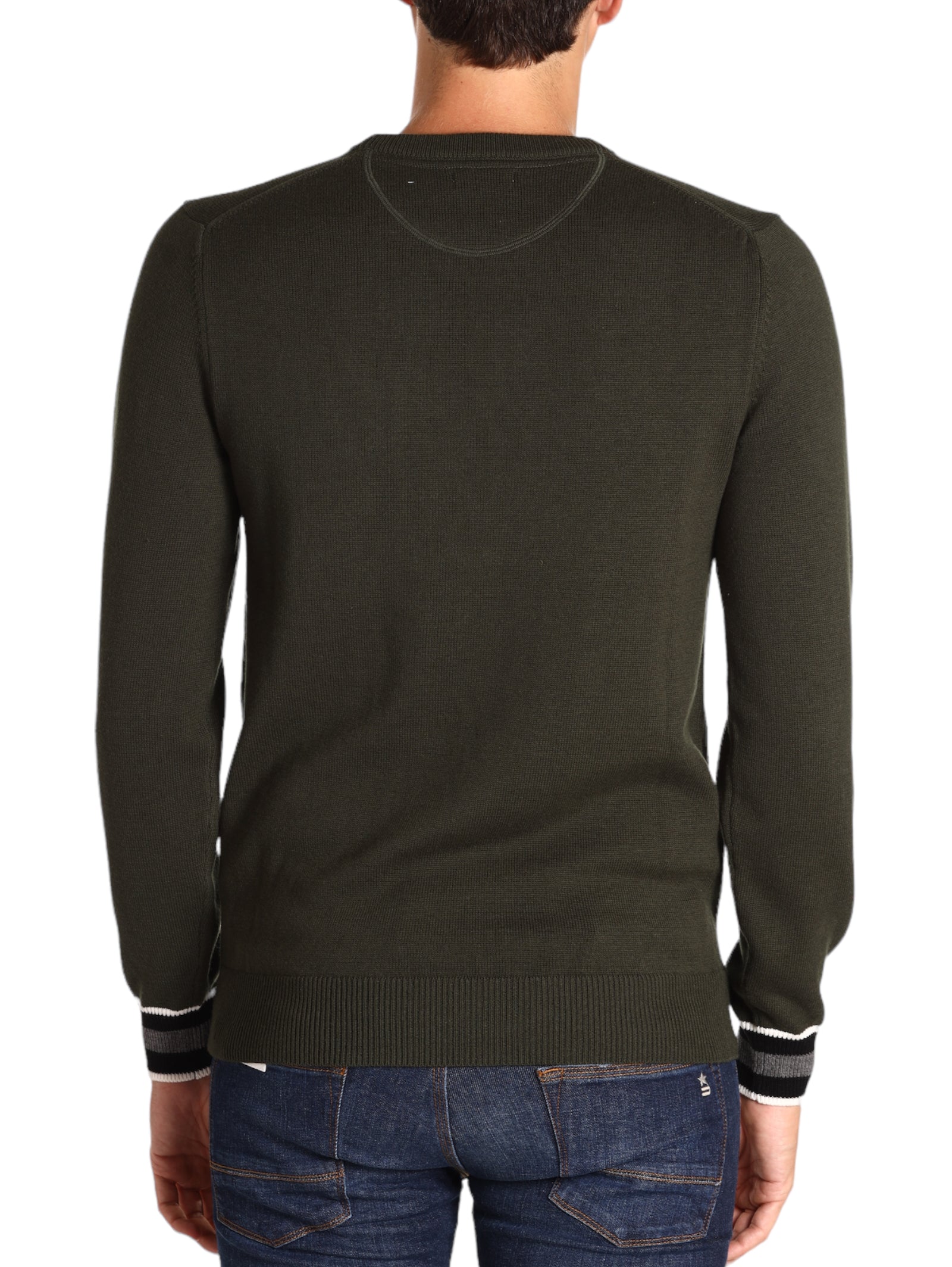 Sun68 Uomo Maglione Girocollo K43118-74 Verde