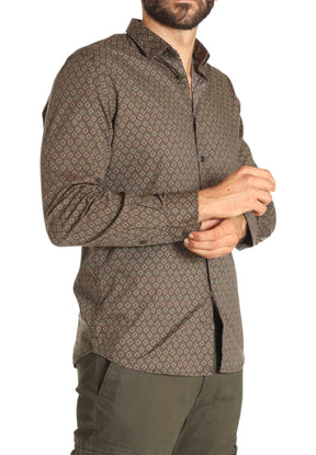 Union Uomo Camicia 24W07CAFIO2969300 Verde