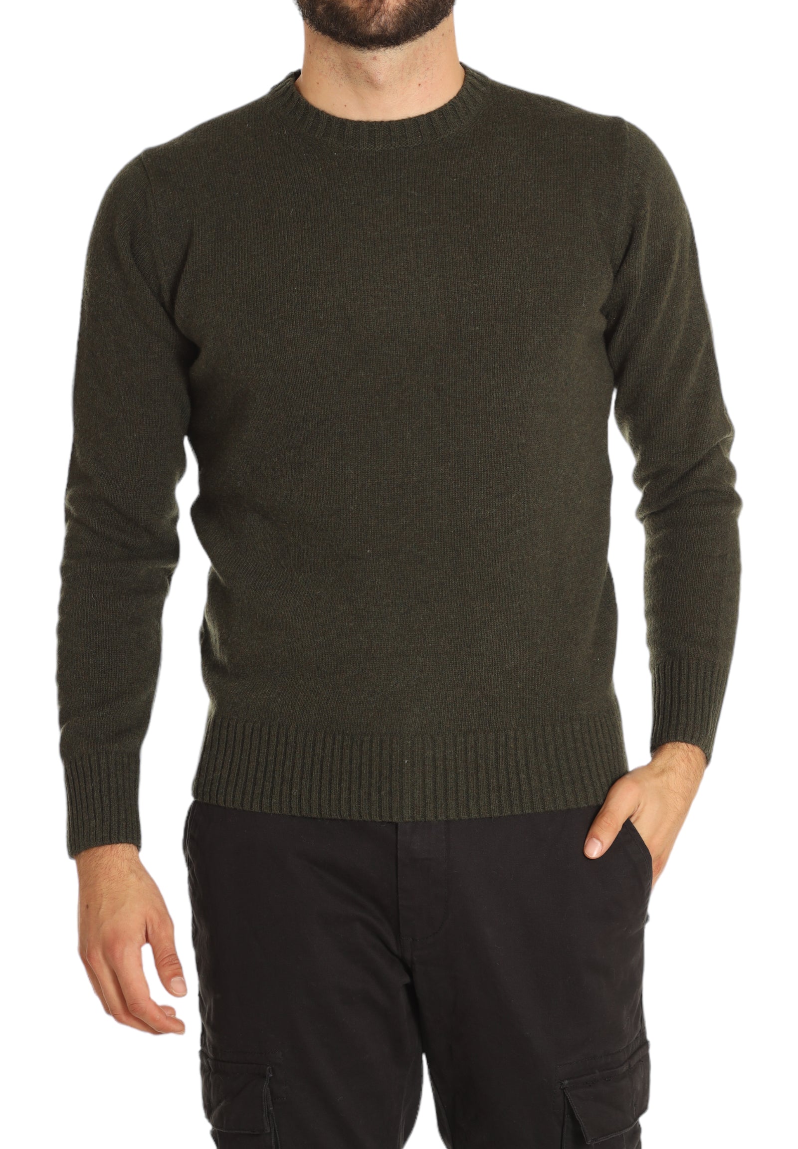 Union Uomo Maglione Girocollo 8100223396 Verde