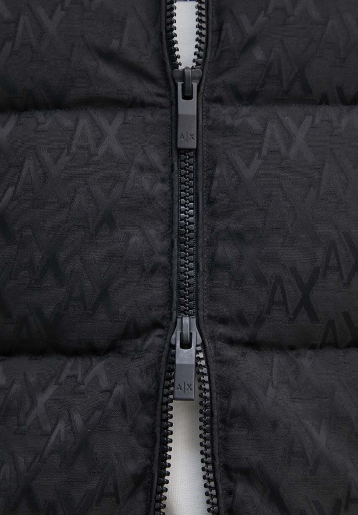 Armani Exchange Uomo Smanicato Gilet 6DZQL1ZN5GZ1200 Nero