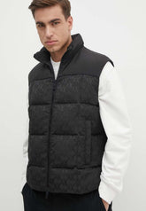 Armani Exchange Uomo Smanicato Gilet 6DZQL1ZN5GZ1200 Nero