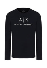 Armani Exchange Uomo T-shirt con Stampa 8NZTCHZ8H4Z1510 Blu