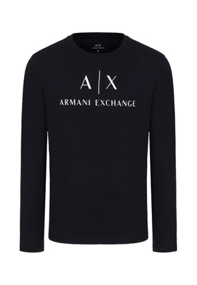 Armani Exchange Uomo T-shirt con Stampa 8NZTCHZ8H4Z1510 Blu