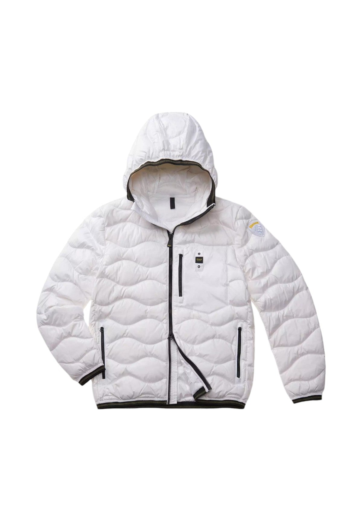 Blauer Uomo Piumino Leggero Wave-100 Bianco