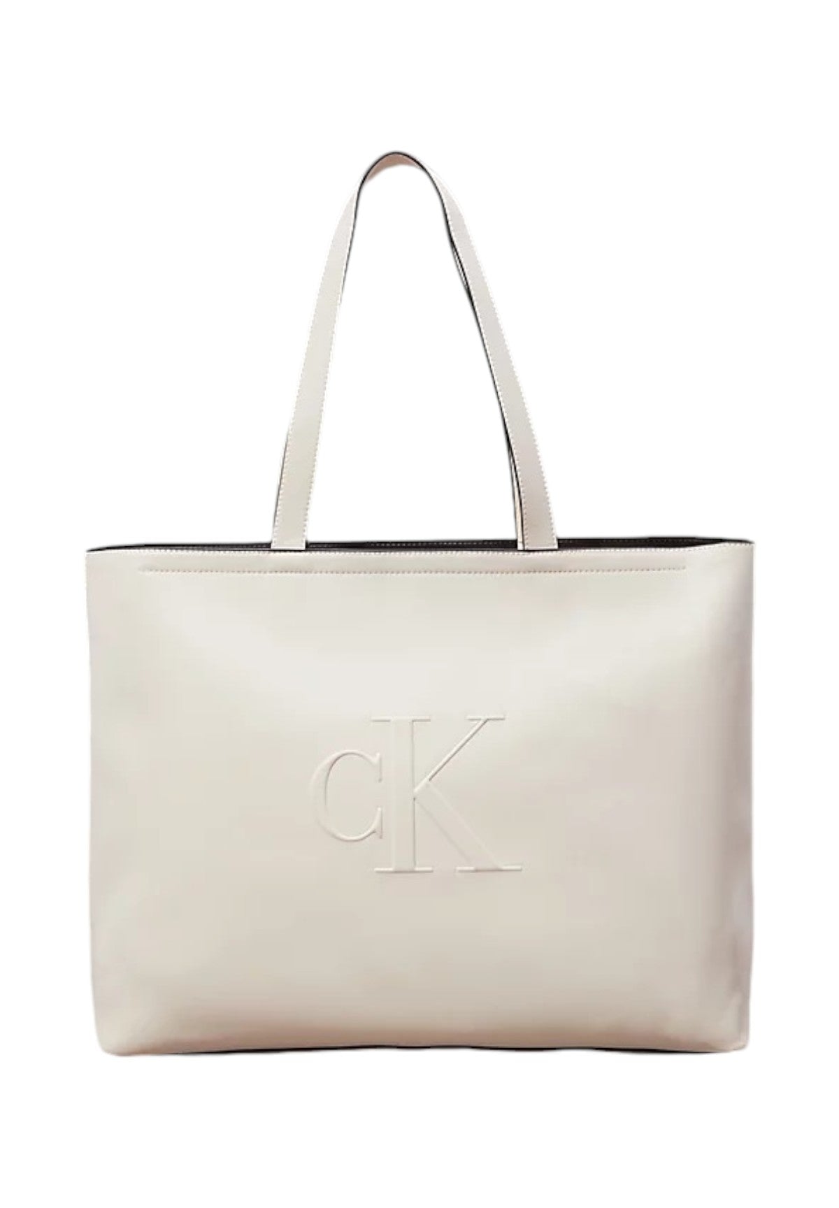 Calvin Klein Donna Borsa Tote K60K612724-PAS Bianco