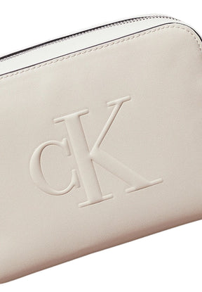 Calvin Klein Donna Borsa a Tracolla K60K612726-PAS Bianco