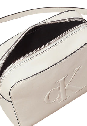 Calvin Klein Donna Borsa a Tracolla K60K612726-PAS Bianco