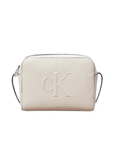 Calvin Klein Donna Borsa a Tracolla K60K612726-PAS Bianco