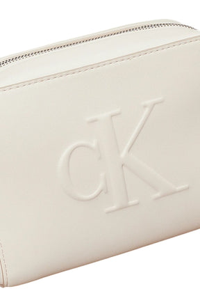 Calvin Klein Donna Borsa a Tracolla K60K612726-PCJ Grigio