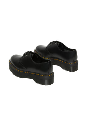 Dr. Martens Donna Stringate 255670011461 QUAD POLISHED SMOOTHBLACK Nero