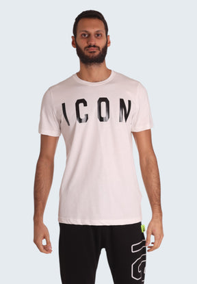 Icon Uomo T-shirt con Stampa IU9013T-OFF WHITE Bianco