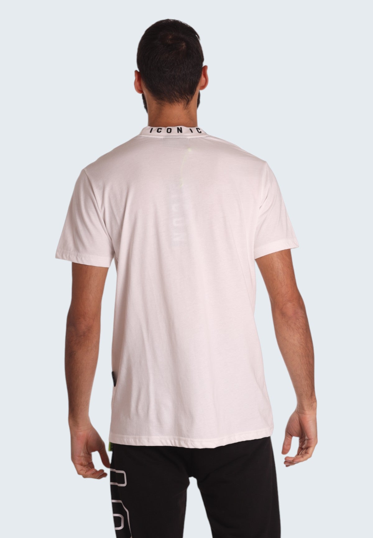 Icon Uomo T-shirt con Stampa IU9069T-OFF WHITE Bianco