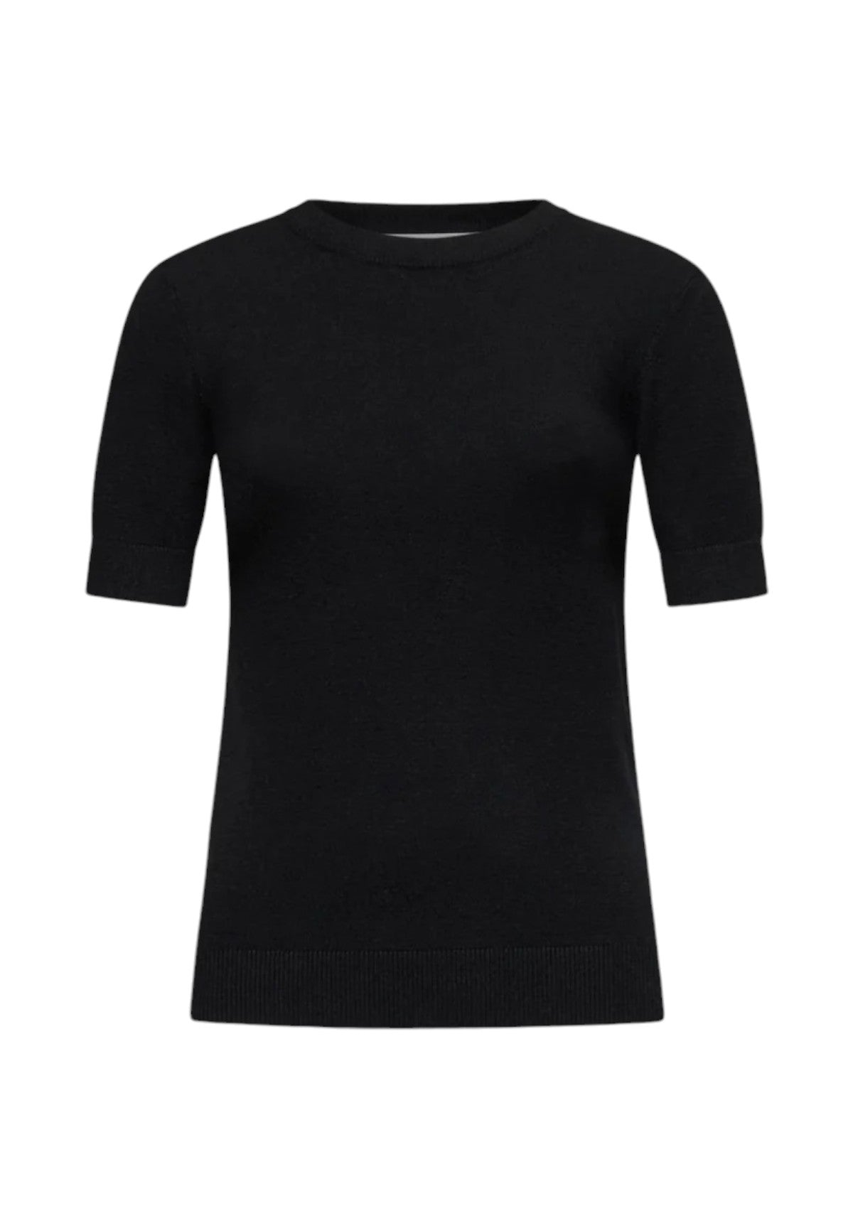 Silvian Heach Donna T-shirt a Maniche Corte GPA24308MA-BLACK Nero