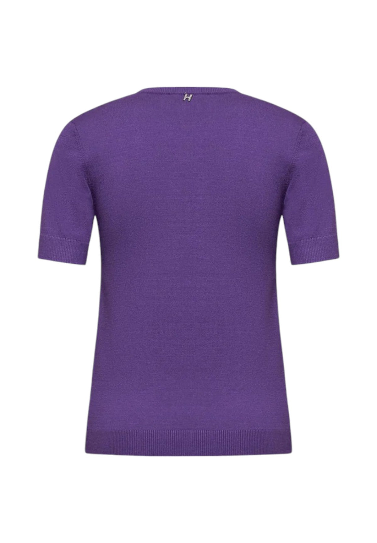 Silvian Heach Donna T-shirt a Maniche Corte GPA24308MA-PURPLE SAPPHIRE