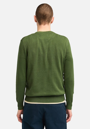 Maglione Girocollo Williams River TB0A2BMM Black Forest Green