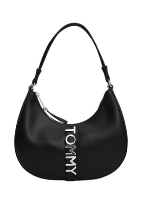 Tommy Hilfiger Donna Borsa a Spalla AW0AW16510-BDS Nero