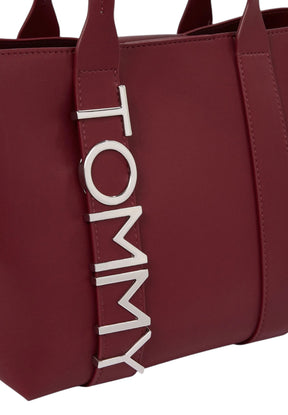 Tommy Hilfiger Donna Borsa Tote AW0AW17049-VLP Rosso