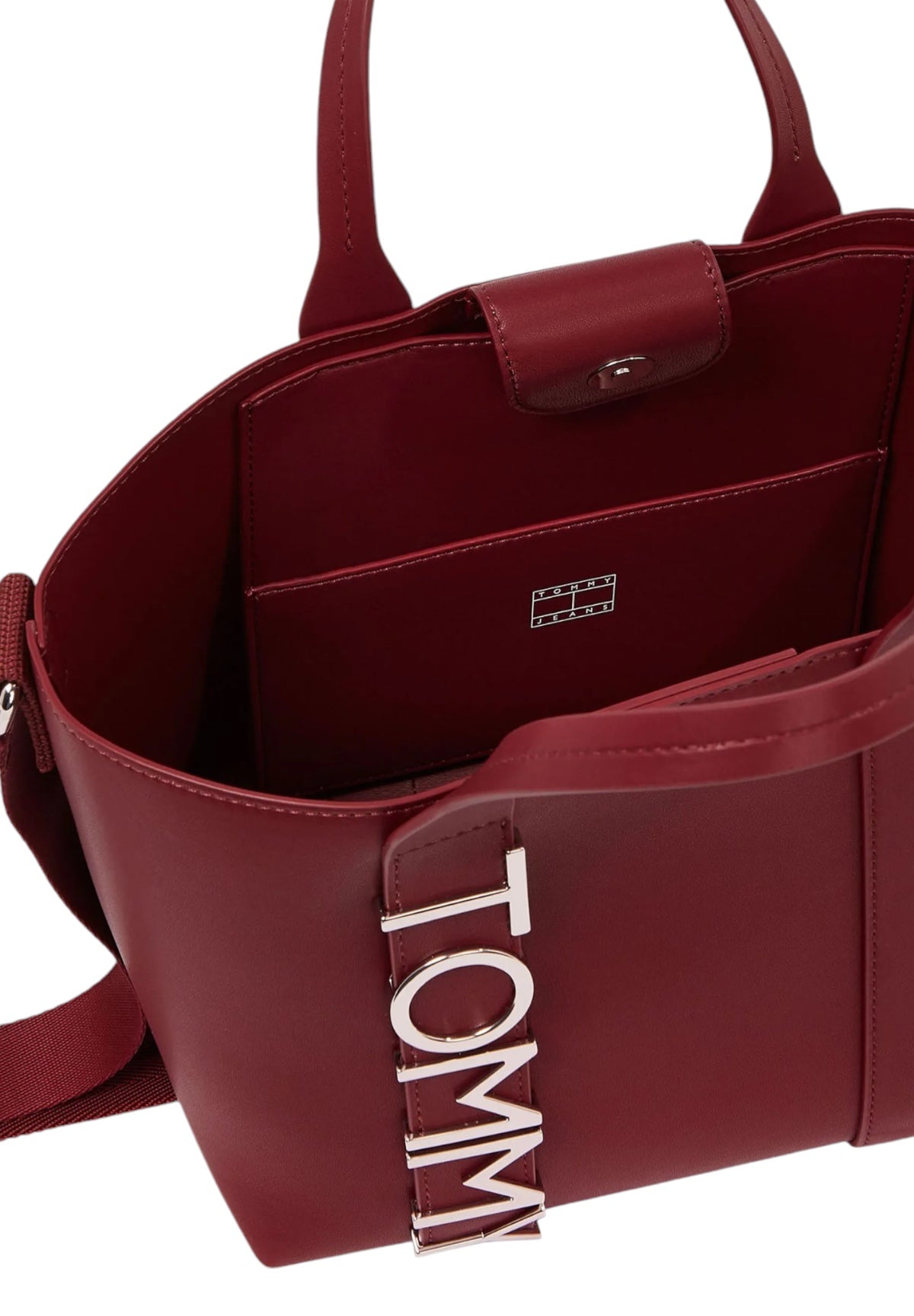 Tommy Hilfiger Donna Borsa Tote AW0AW17049-VLP Rosso