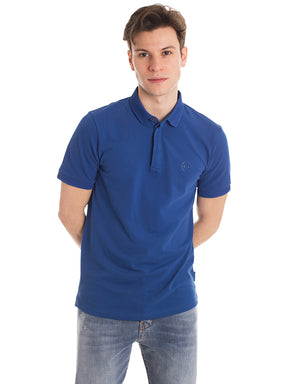 Armani Exchange Polo 8NZF91 Azzurro