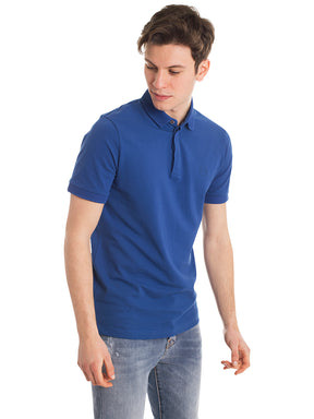 Armani Exchange Polo 8NZF91 Azzurro