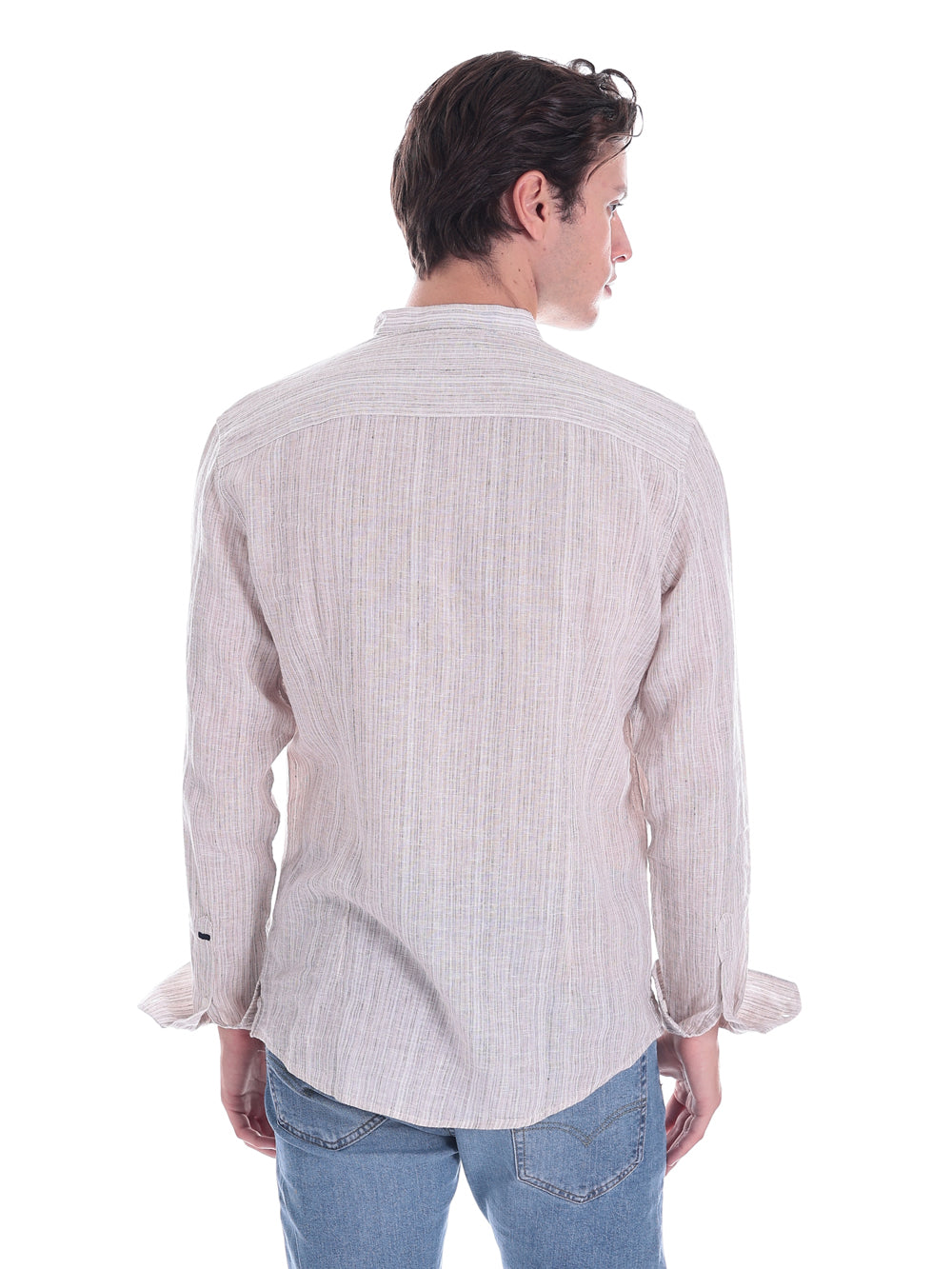 Gas Jeans Uomo Camicia A35461185 Beige