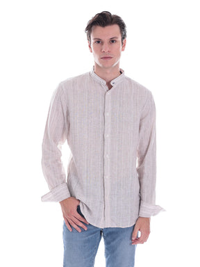 Gas Jeans Uomo Camicia A35461185 Beige