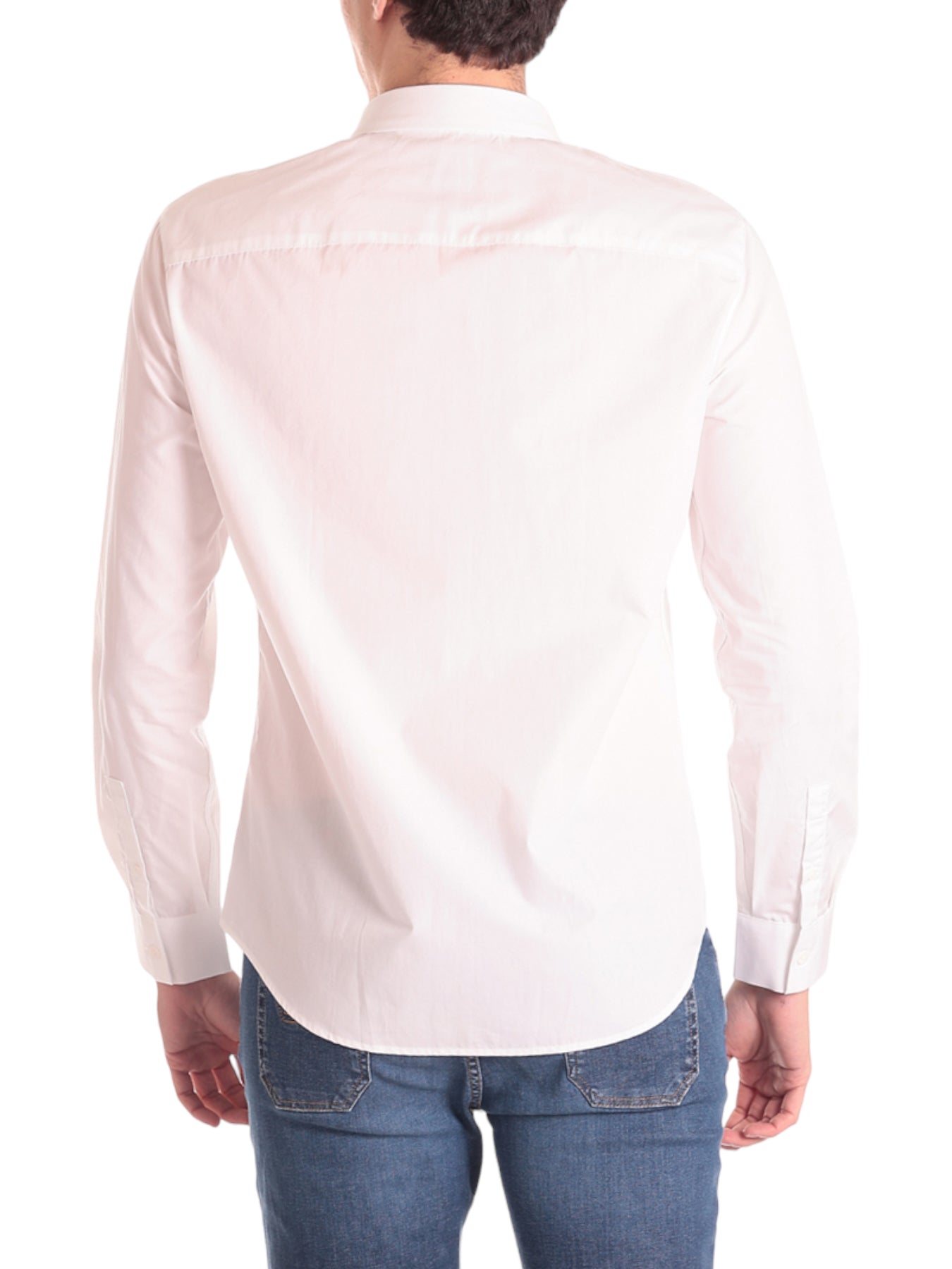 Armani Exchange Uomo Camicia 3RZC10ZNXLZ1100 Bianco