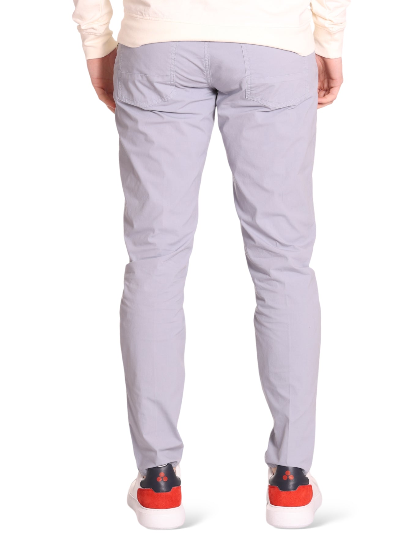 Borghese Uomo Pantaloni 3SPAZ3-CELESTE Blu