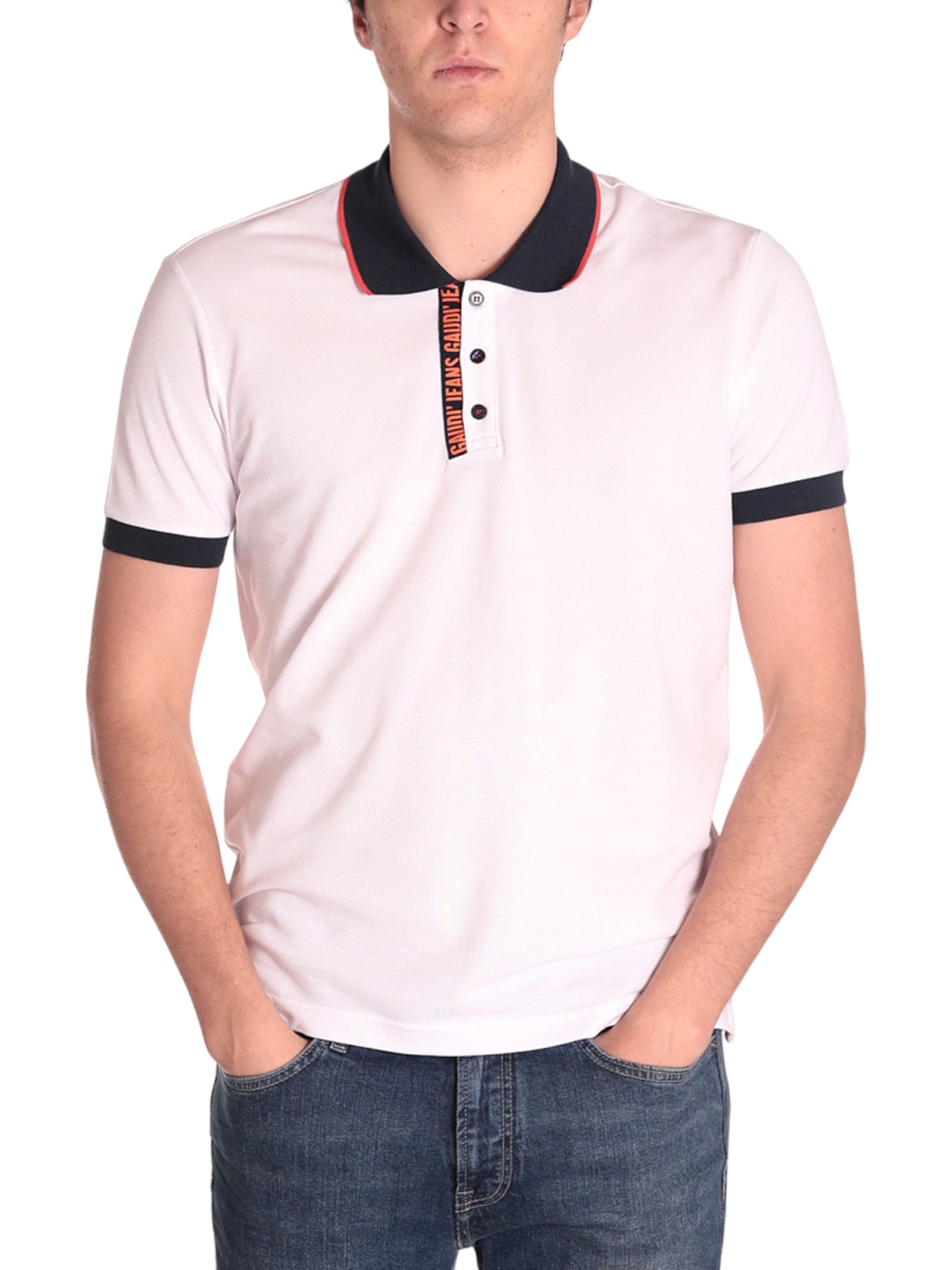 Gaudi' Uomo Polo 311GU64004-2100 Bianco